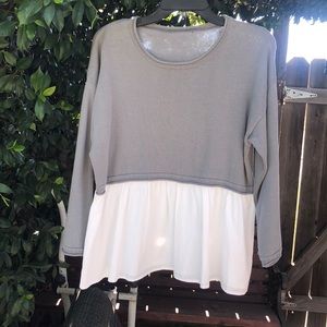 Cotton long sleeves top